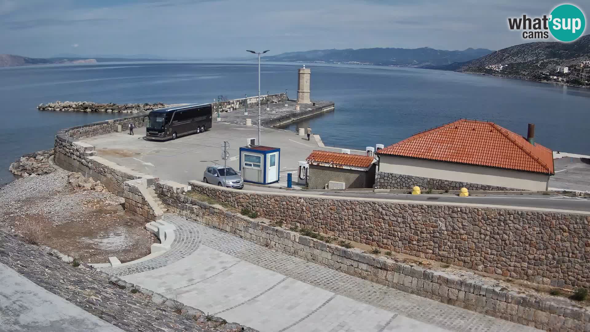 Senj Harbour Webcam – Breakwater & Lighthouse Live View