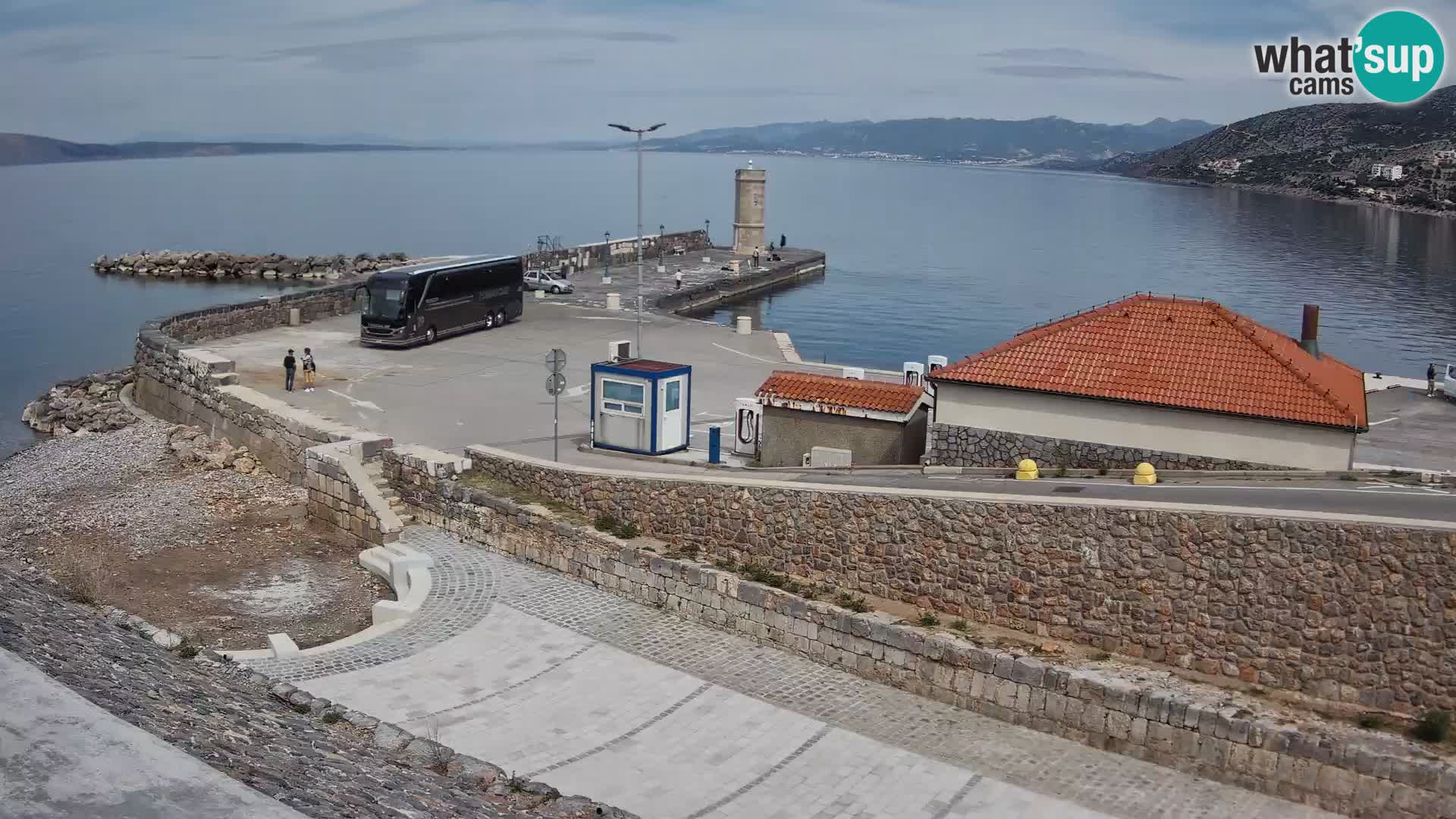Webcam Porto di Segna – Frangiflutti e Faro in diretta