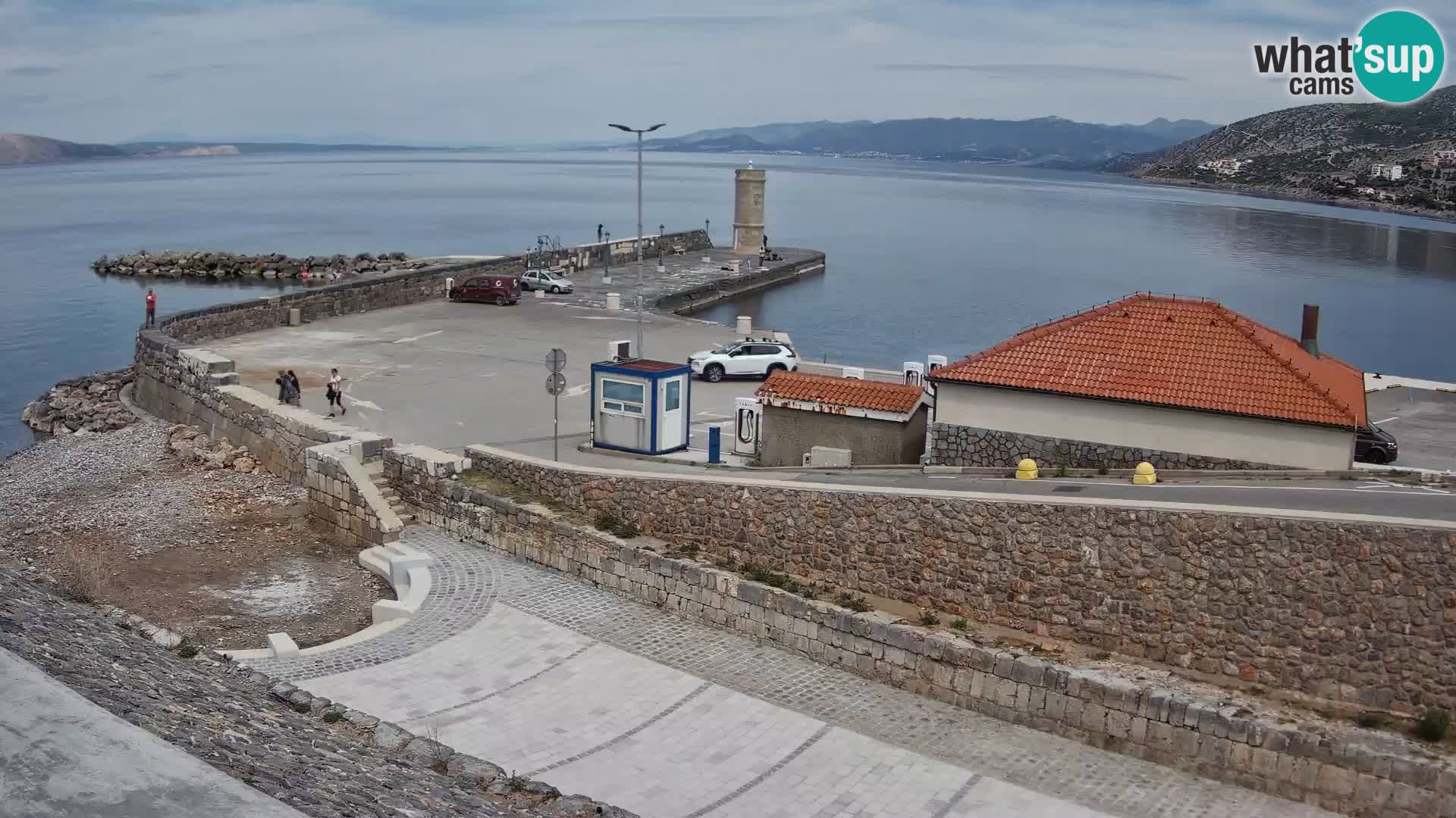 Webcam puerto de Senj – Rompeolas y faro en directo