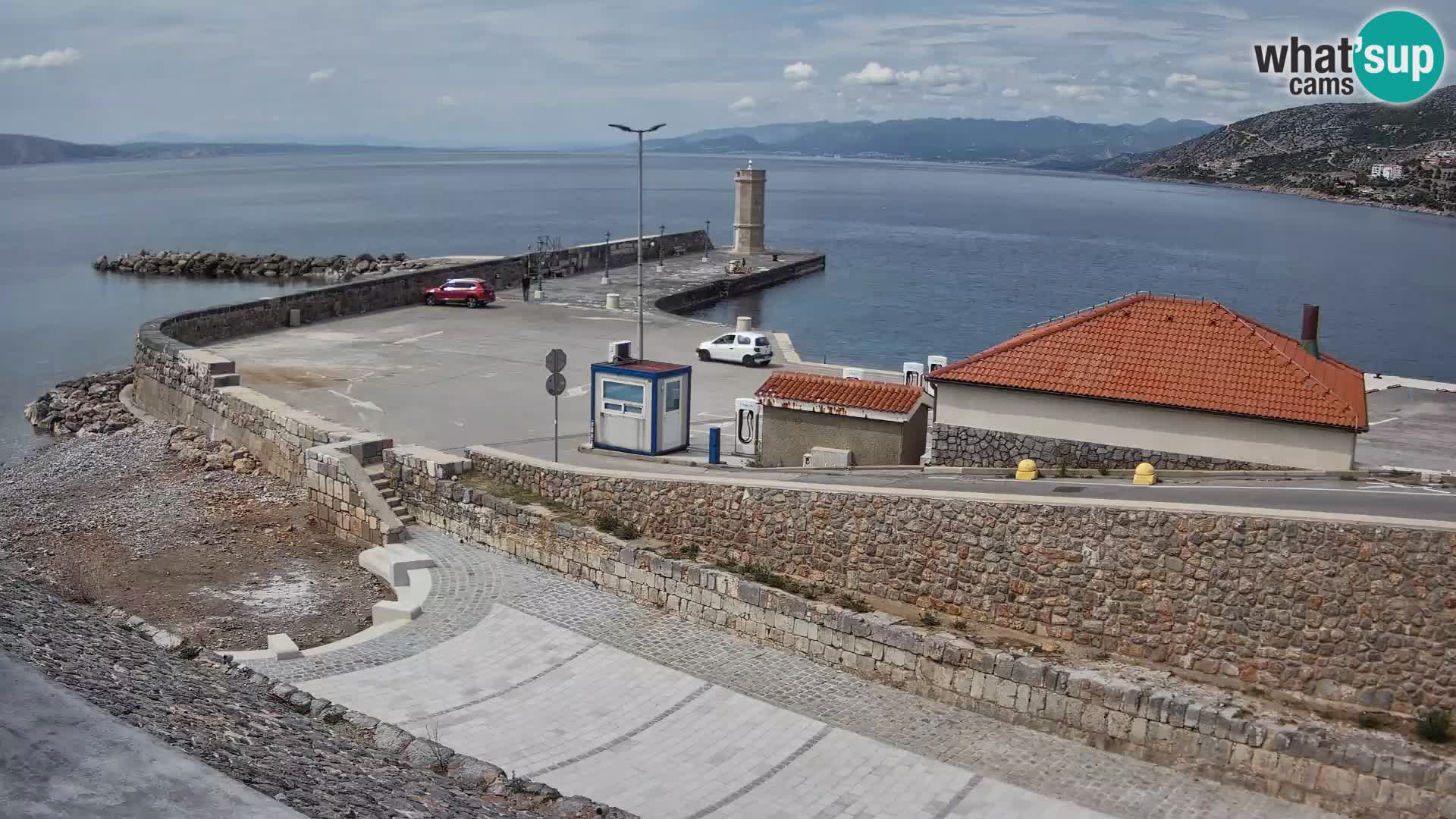 Webcam Porto di Segna – Frangiflutti e Faro in diretta