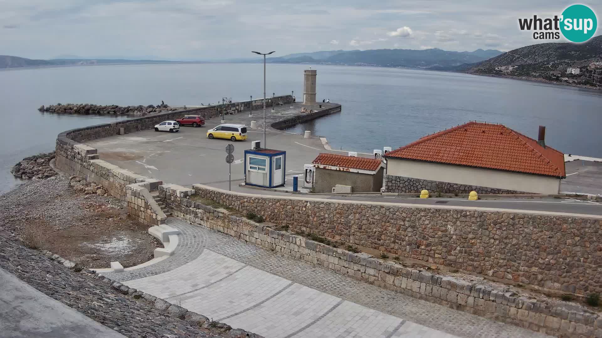 Web kamera Senj luka – Lukobran i svjetionik uživo