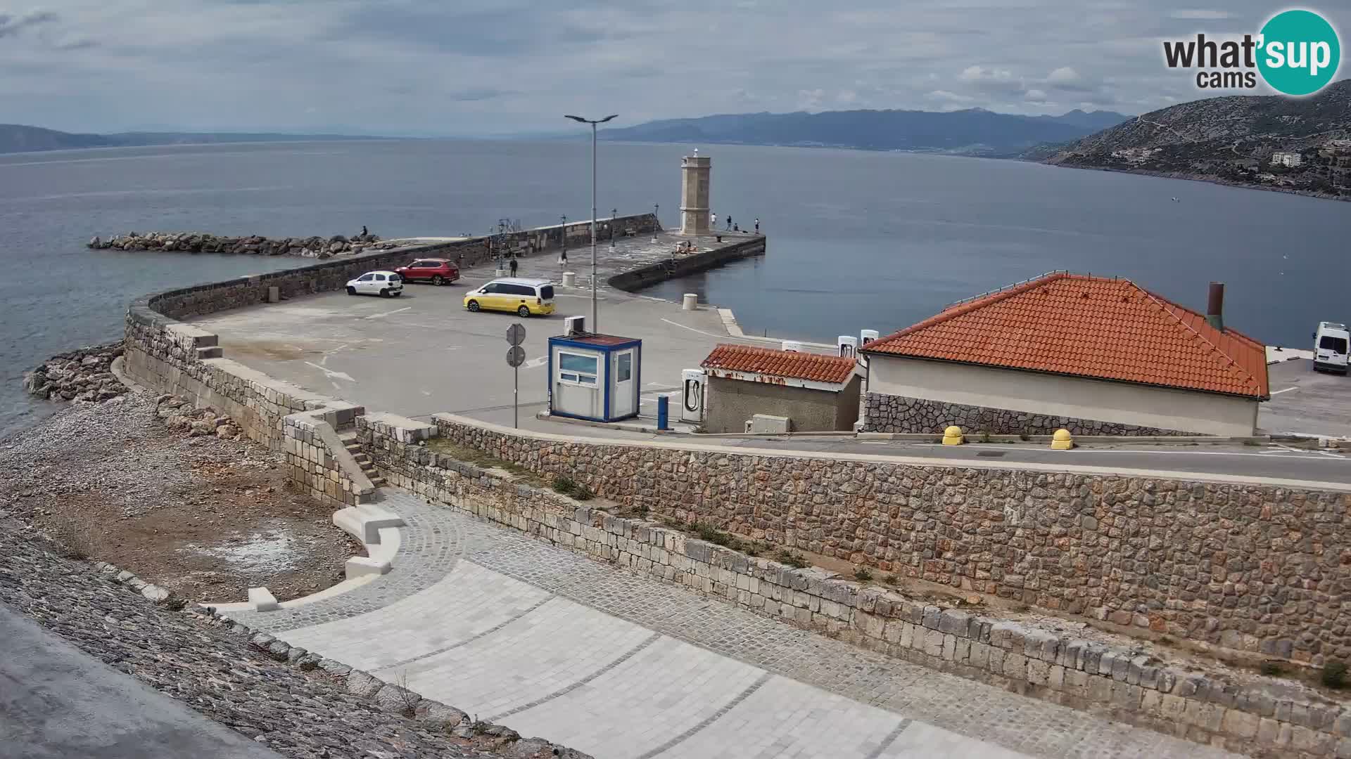 Webcam Porto di Segna – Frangiflutti e Faro in diretta