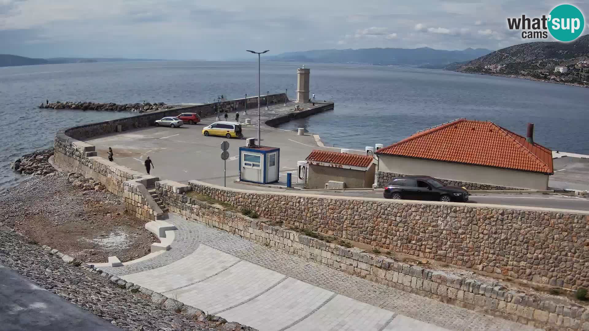 Web kamera Senj luka – Lukobran i svjetionik uživo