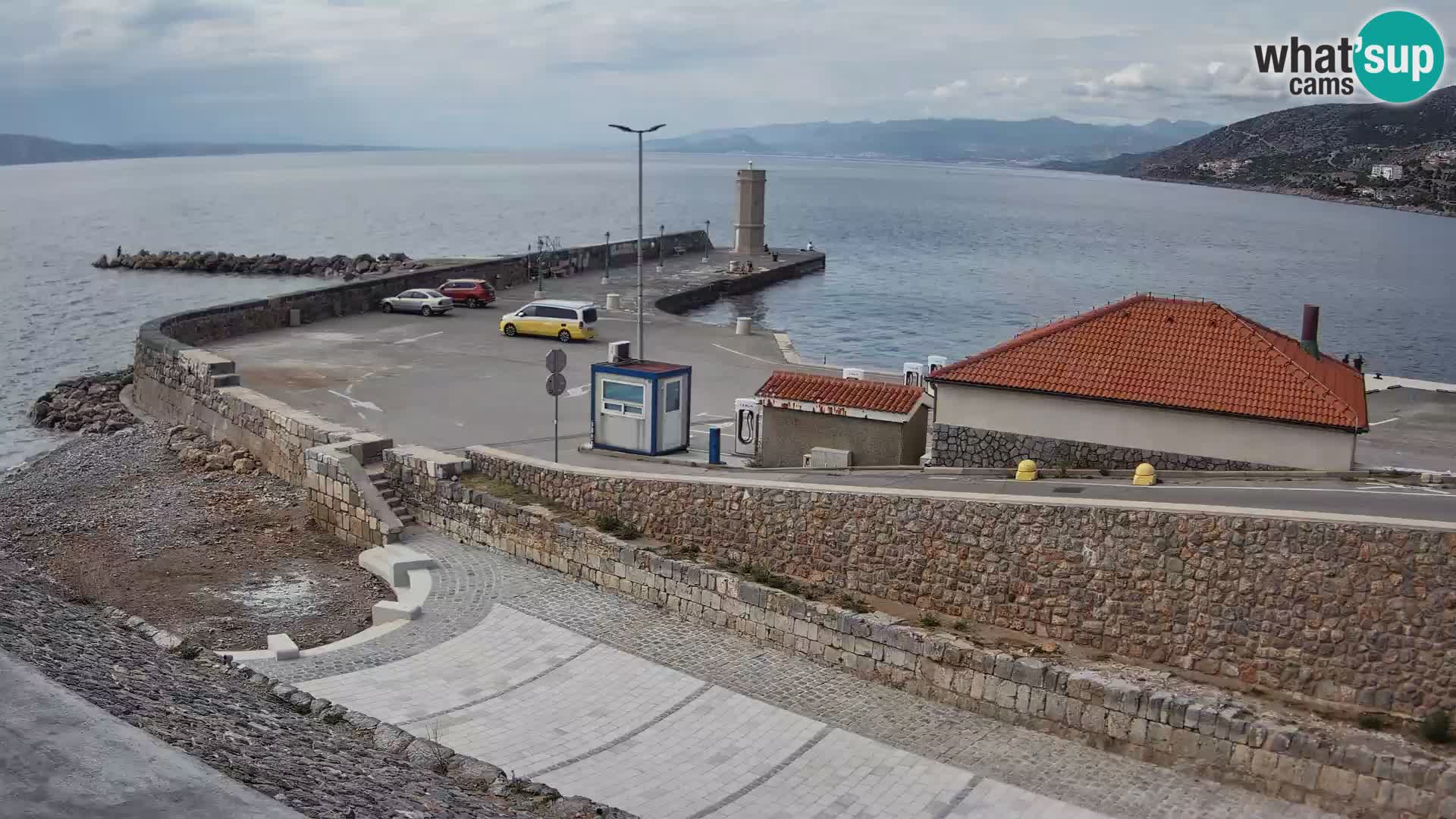 Web kamera Senj luka – Lukobran i svjetionik uživo