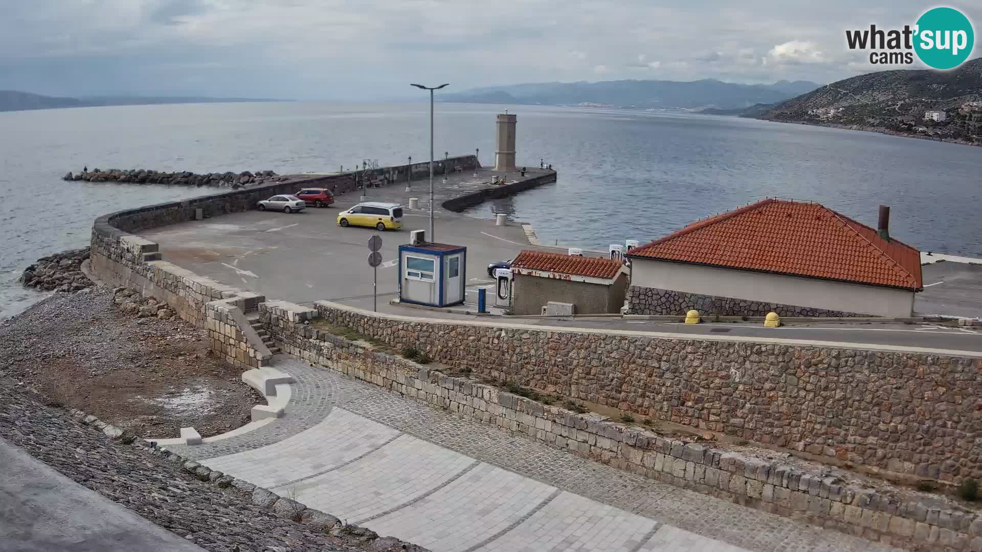 Web kamera Senj luka – Lukobran i svjetionik uživo