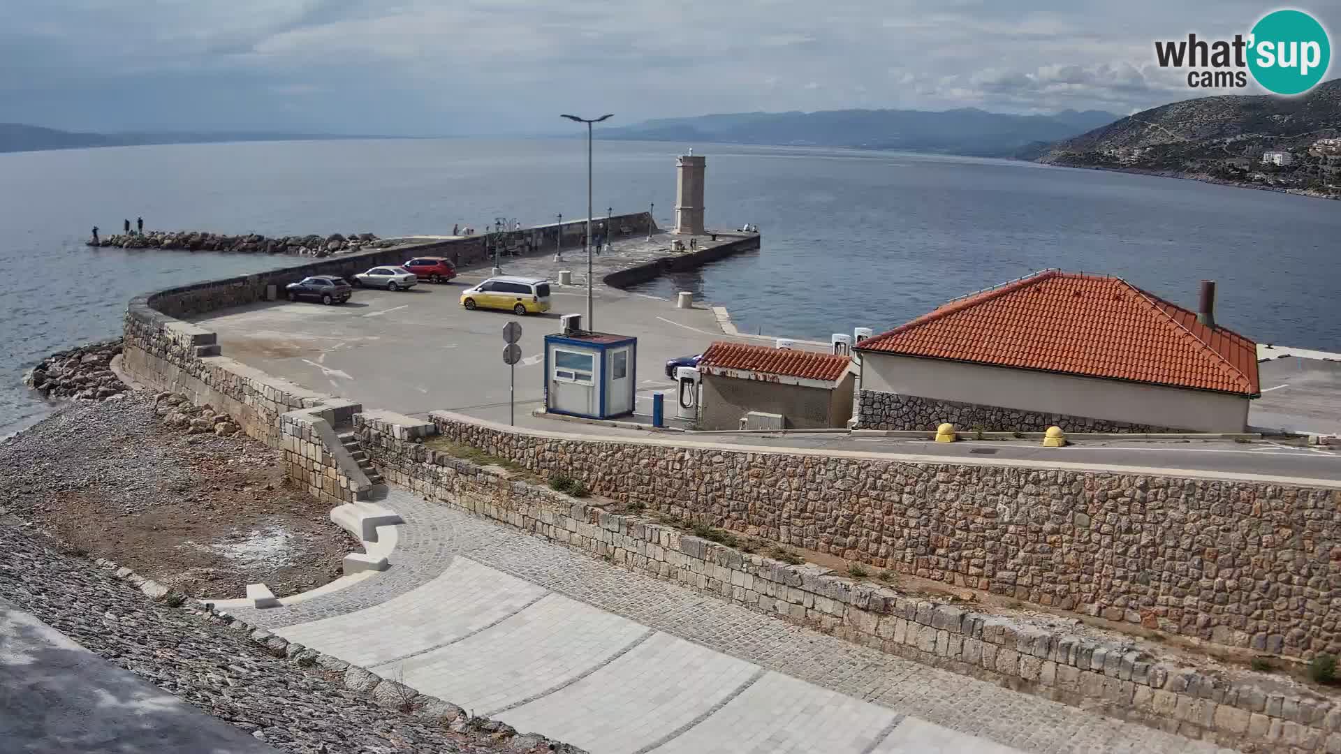 Senj Harbour Webcam – Breakwater & Lighthouse Live View