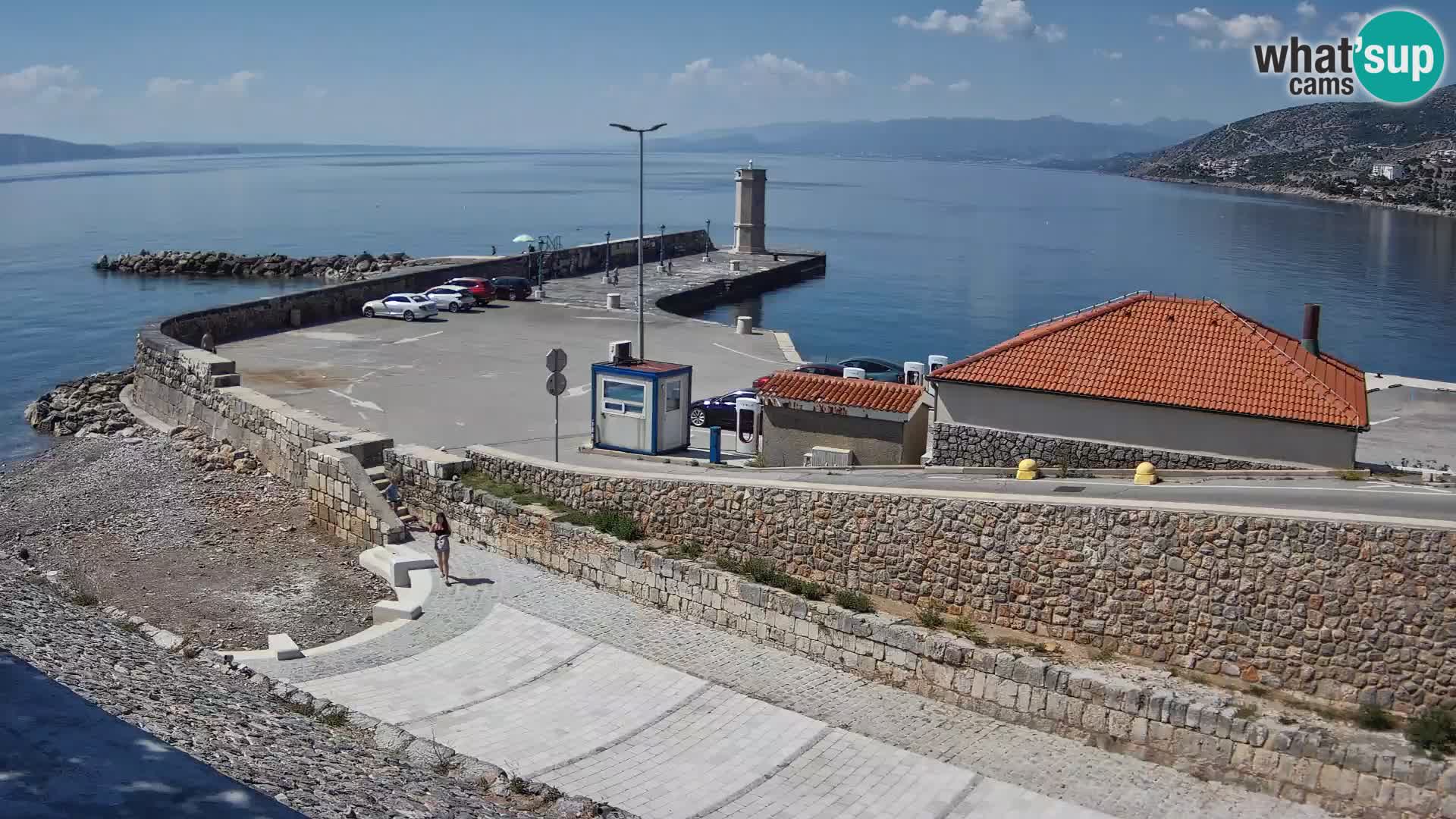 Webcam Porto di Segna – Frangiflutti e Faro in diretta