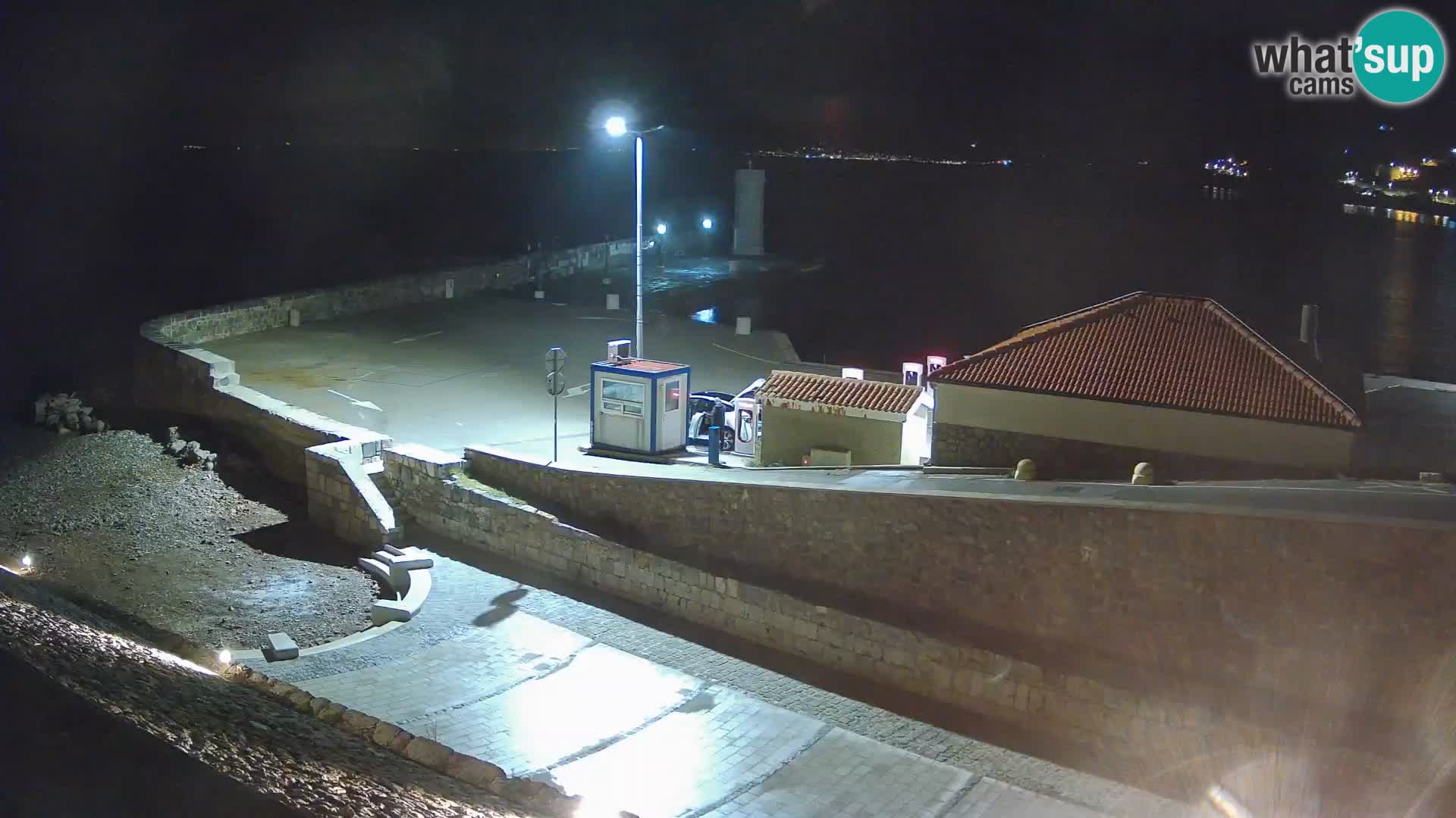 Senj Harbour Webcam – Breakwater & Lighthouse Live View