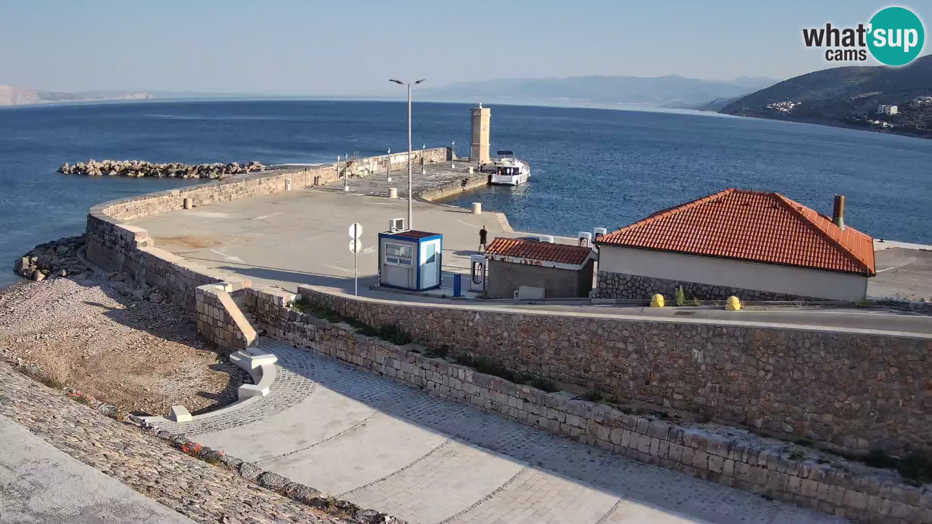 Senj Harbour Webcam – Breakwater & Lighthouse Live View