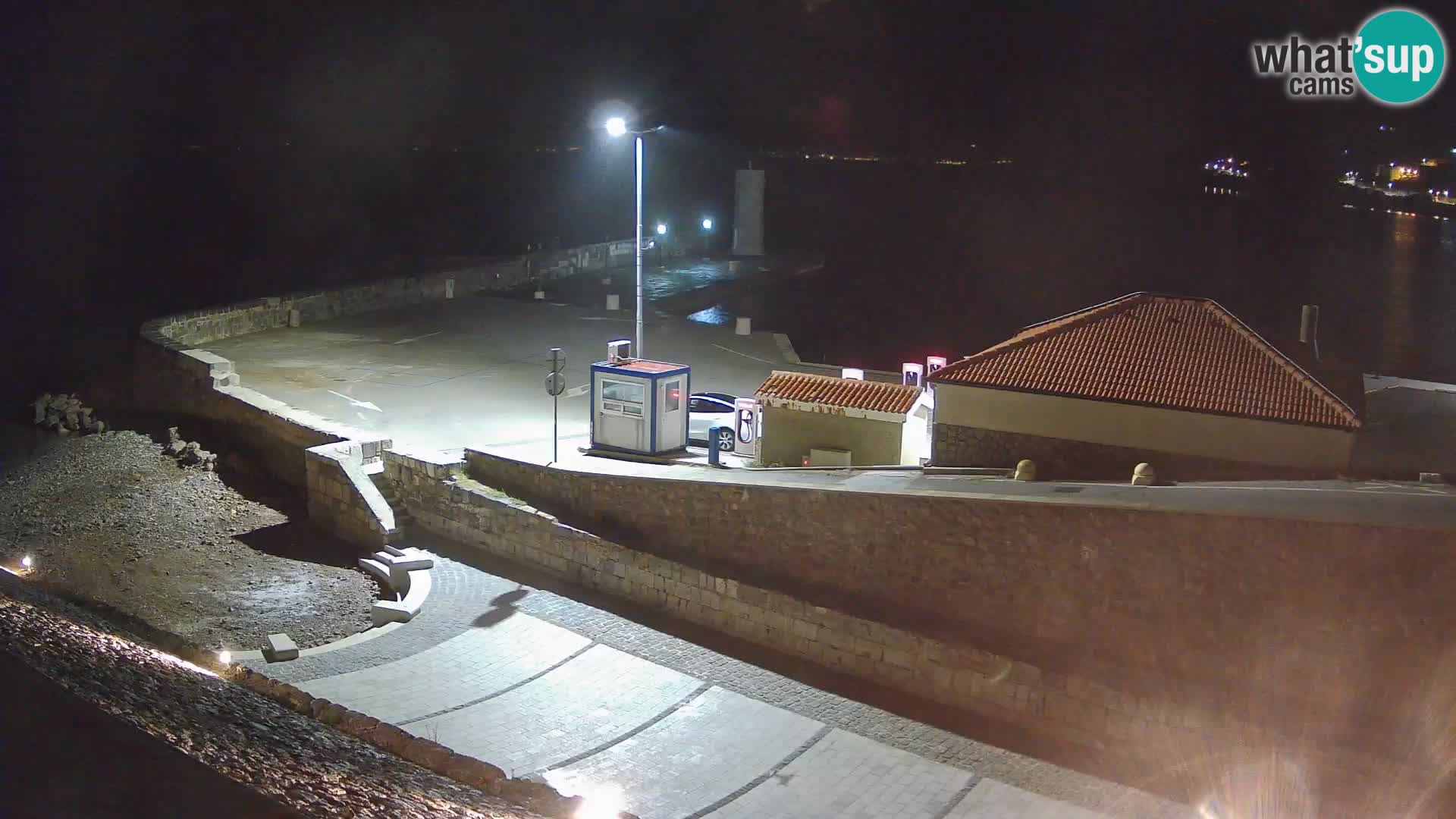 Senj Harbour Webcam – Breakwater & Lighthouse Live View