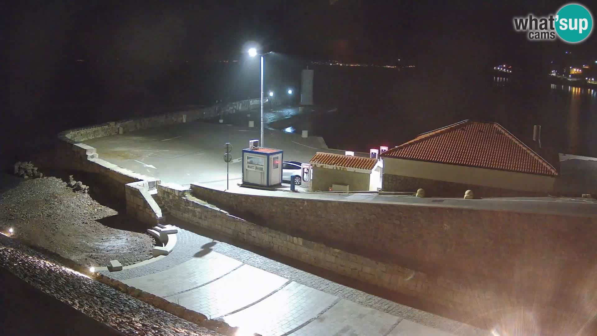 Senj Harbour Webcam – Breakwater & Lighthouse Live View