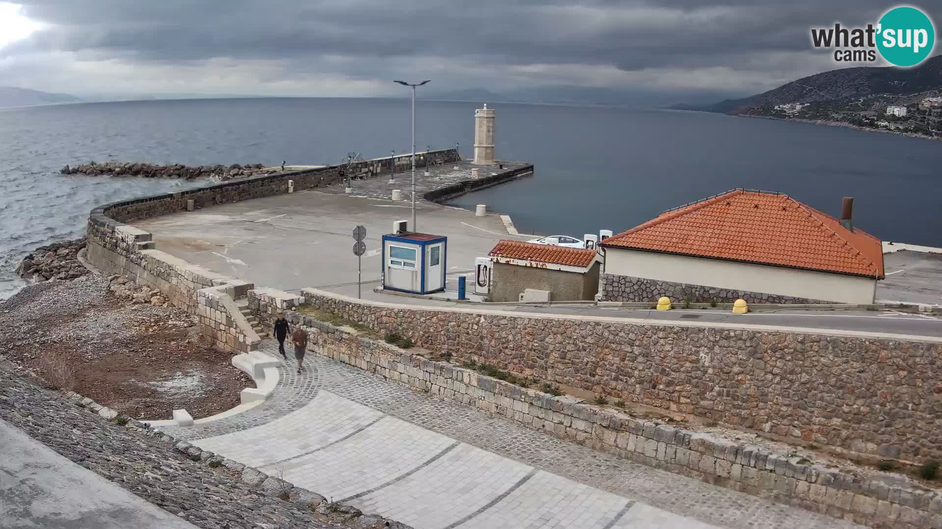 Senj Harbour Webcam – Breakwater & Lighthouse Live View