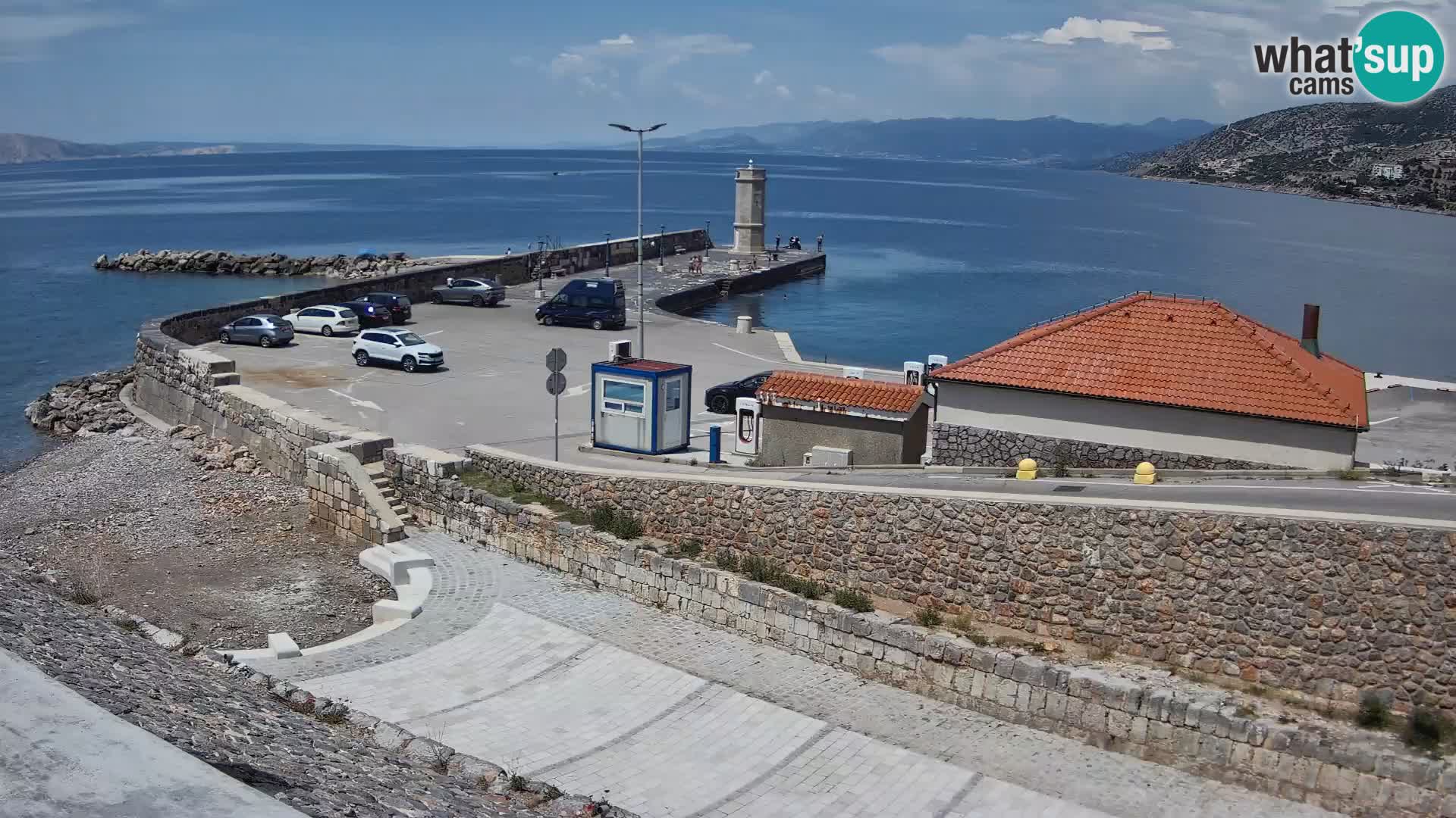 Webcam Porto di Segna – Frangiflutti e Faro in diretta