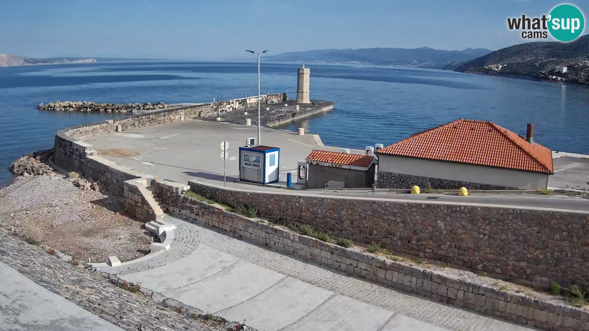 Senj Harbour Webcam – Breakwater & Lighthouse Live View