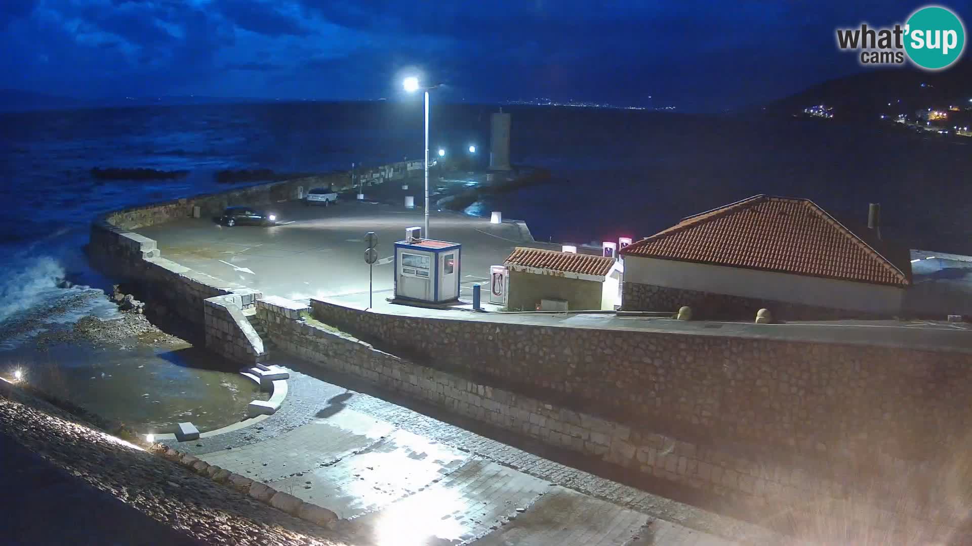 Senj Harbour Webcam – Breakwater & Lighthouse Live View