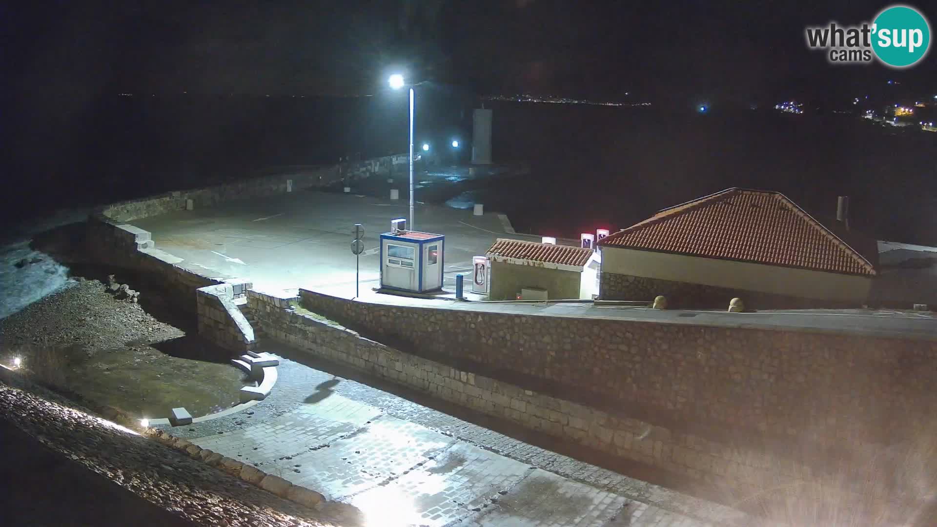 Senj Harbour Webcam – Breakwater & Lighthouse Live View