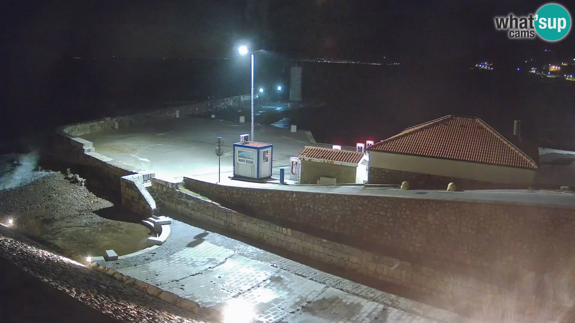 Senj Harbour Webcam – Breakwater & Lighthouse Live View