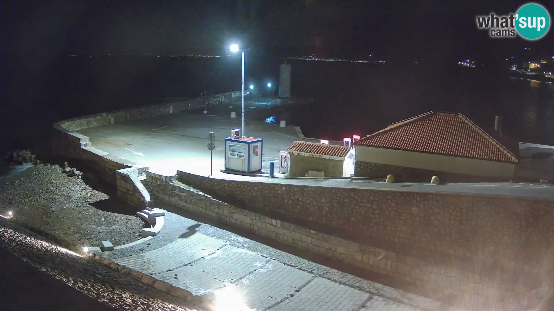 Senj Harbour Webcam – Breakwater & Lighthouse Live View
