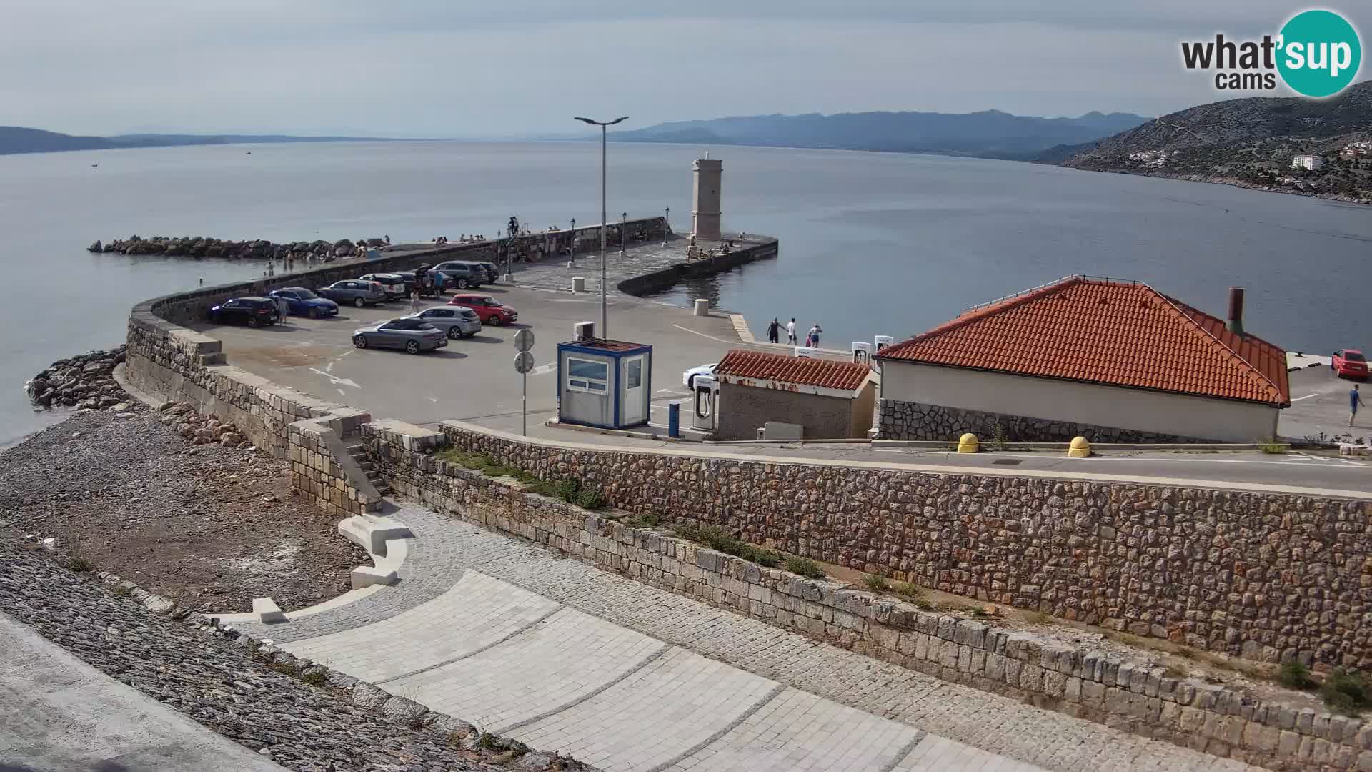 Webcam Porto di Segna – Frangiflutti e Faro in diretta