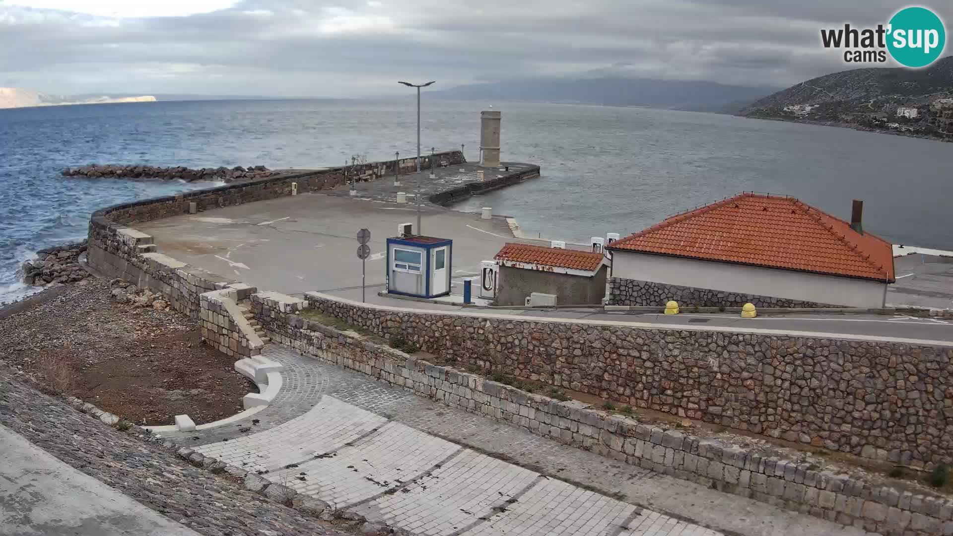 Webcam Porto di Segna – Frangiflutti e Faro in diretta