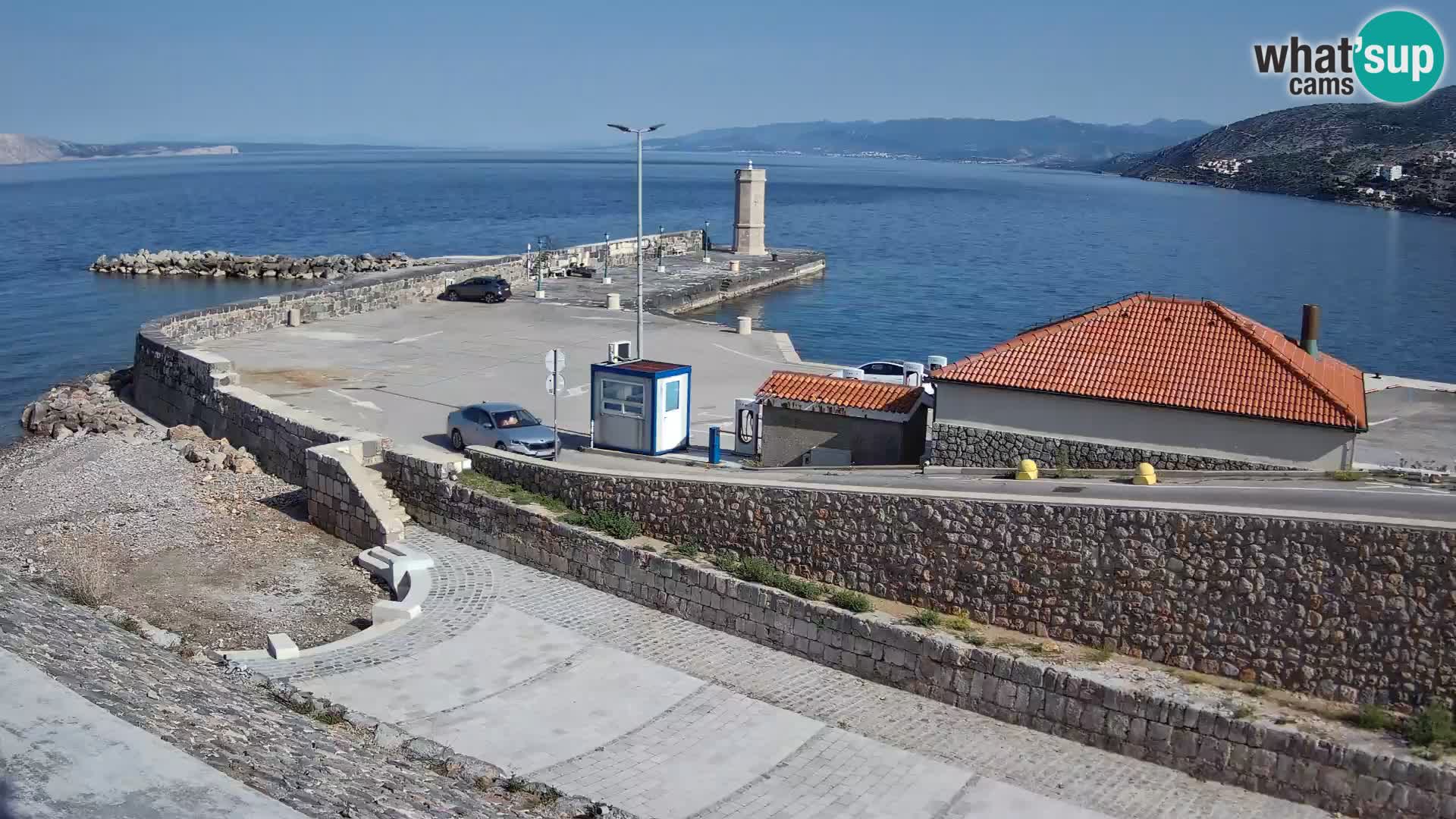 Webcam Porto di Segna – Frangiflutti e Faro in diretta