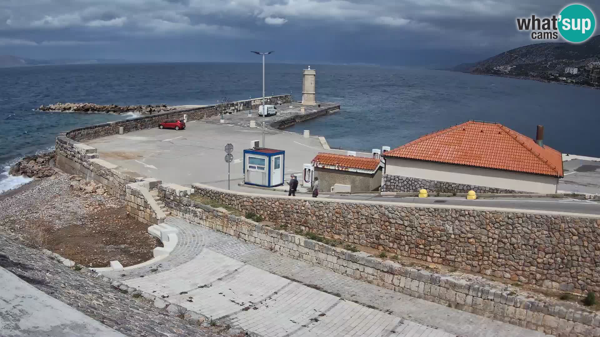 Senj Harbour Webcam – Breakwater & Lighthouse Live View
