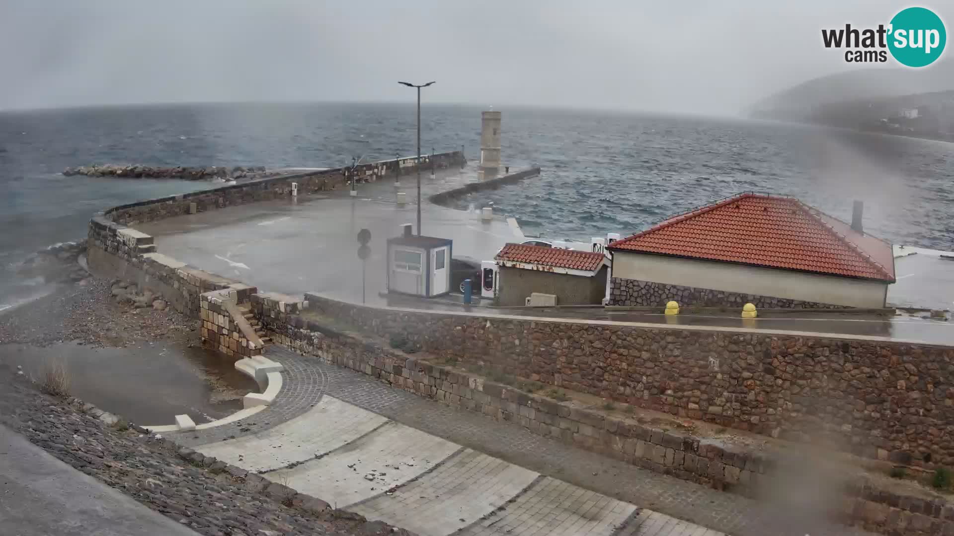 Web kamera Senj luka – Lukobran i svjetionik uživo