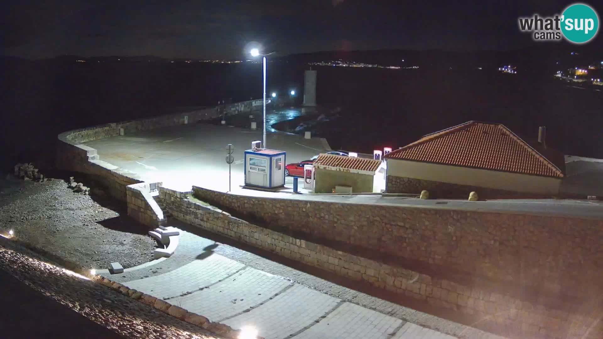 Senj Harbour Webcam – Breakwater & Lighthouse Live View