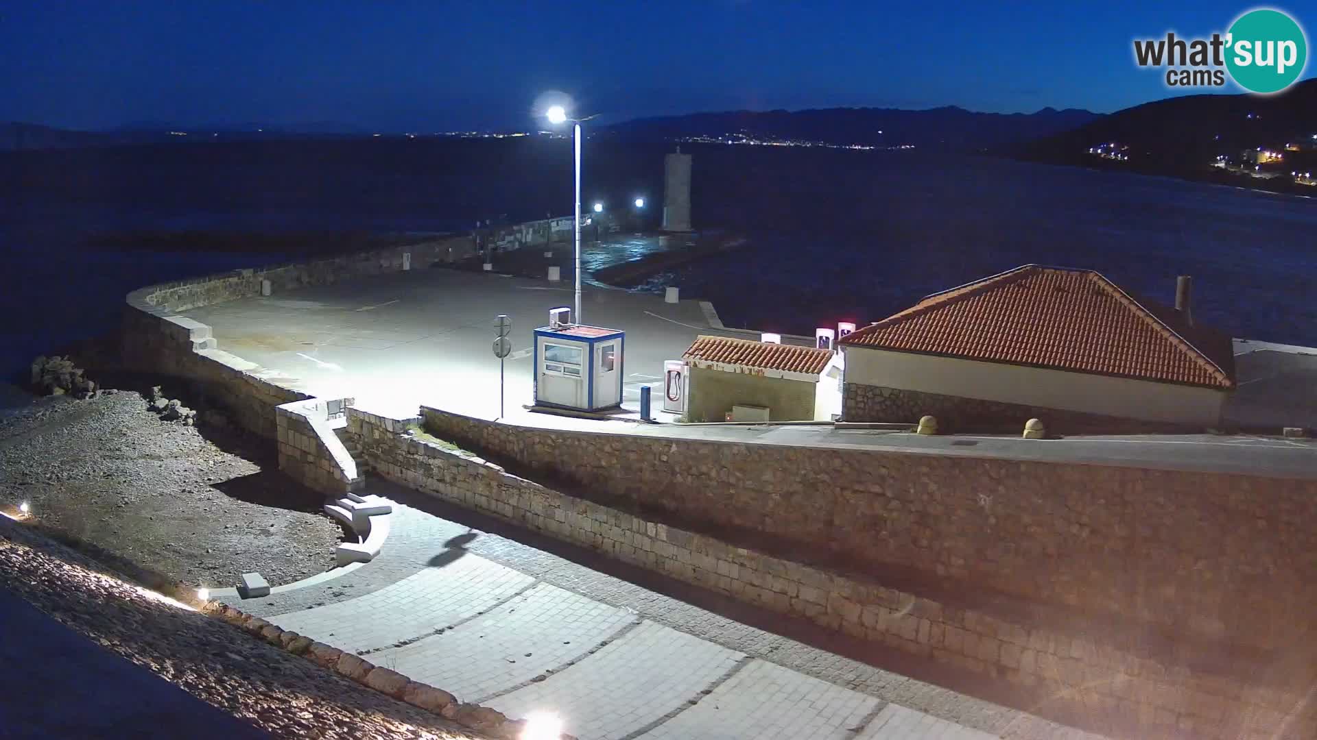 Senj Harbour Webcam – Breakwater & Lighthouse Live View