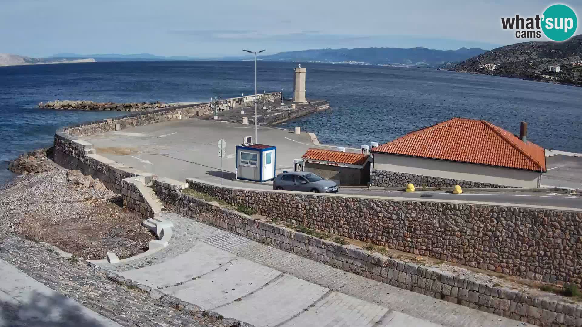 Senj Harbour Webcam – Breakwater & Lighthouse Live View