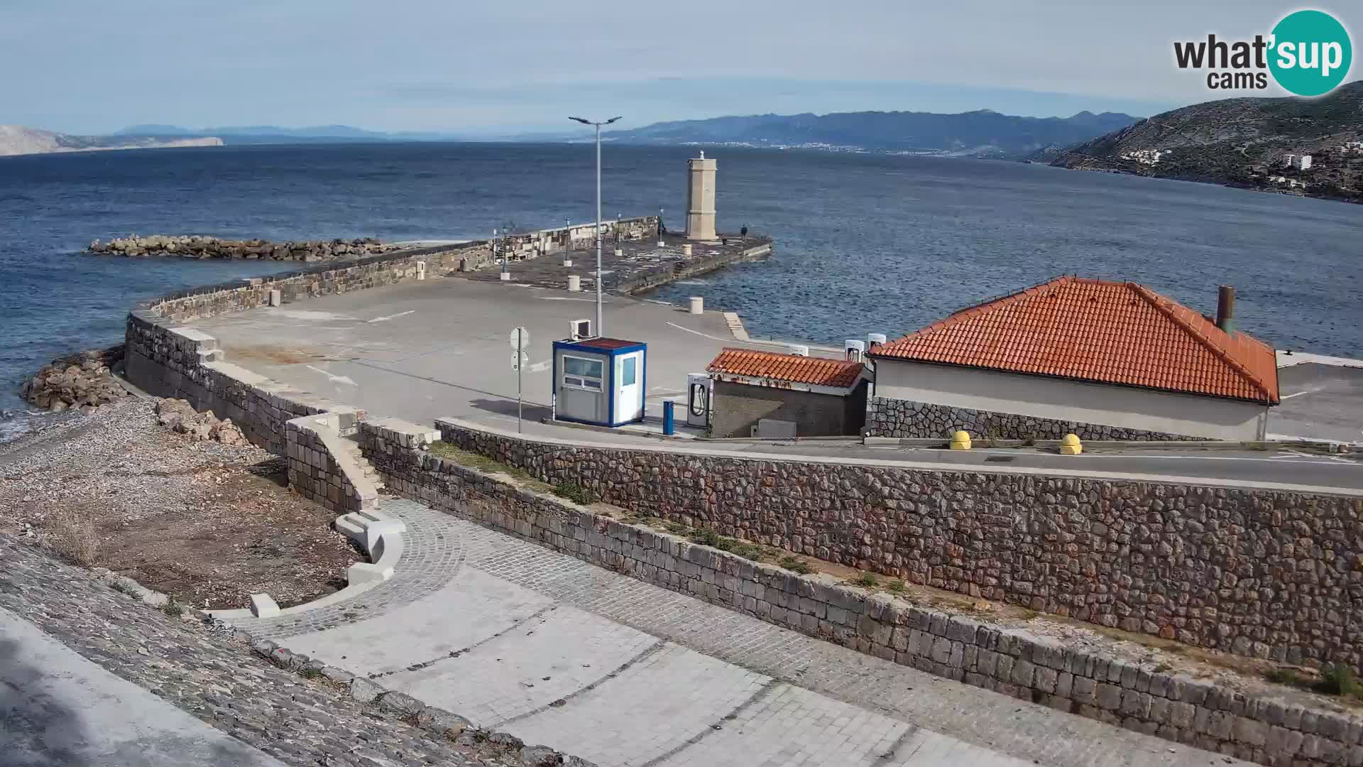 Senj Harbour Webcam – Breakwater & Lighthouse Live View