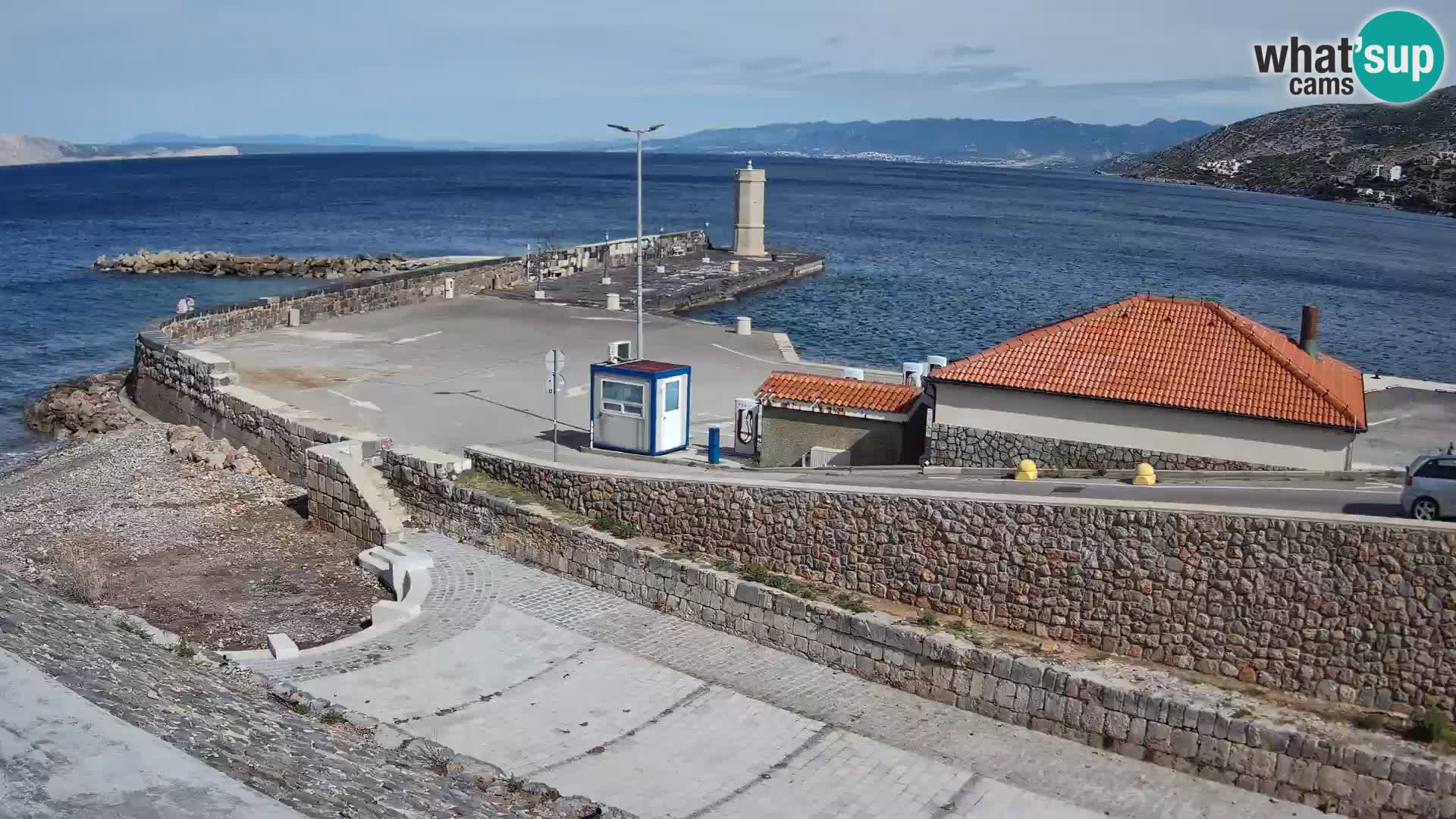 Webcam Porto di Segna – Frangiflutti e Faro in diretta