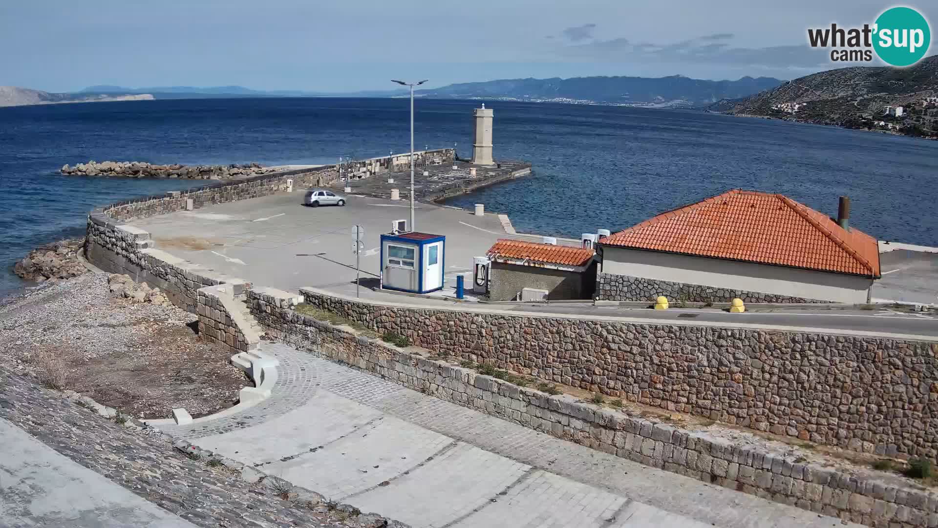 Senj Harbour Webcam – Breakwater & Lighthouse Live View