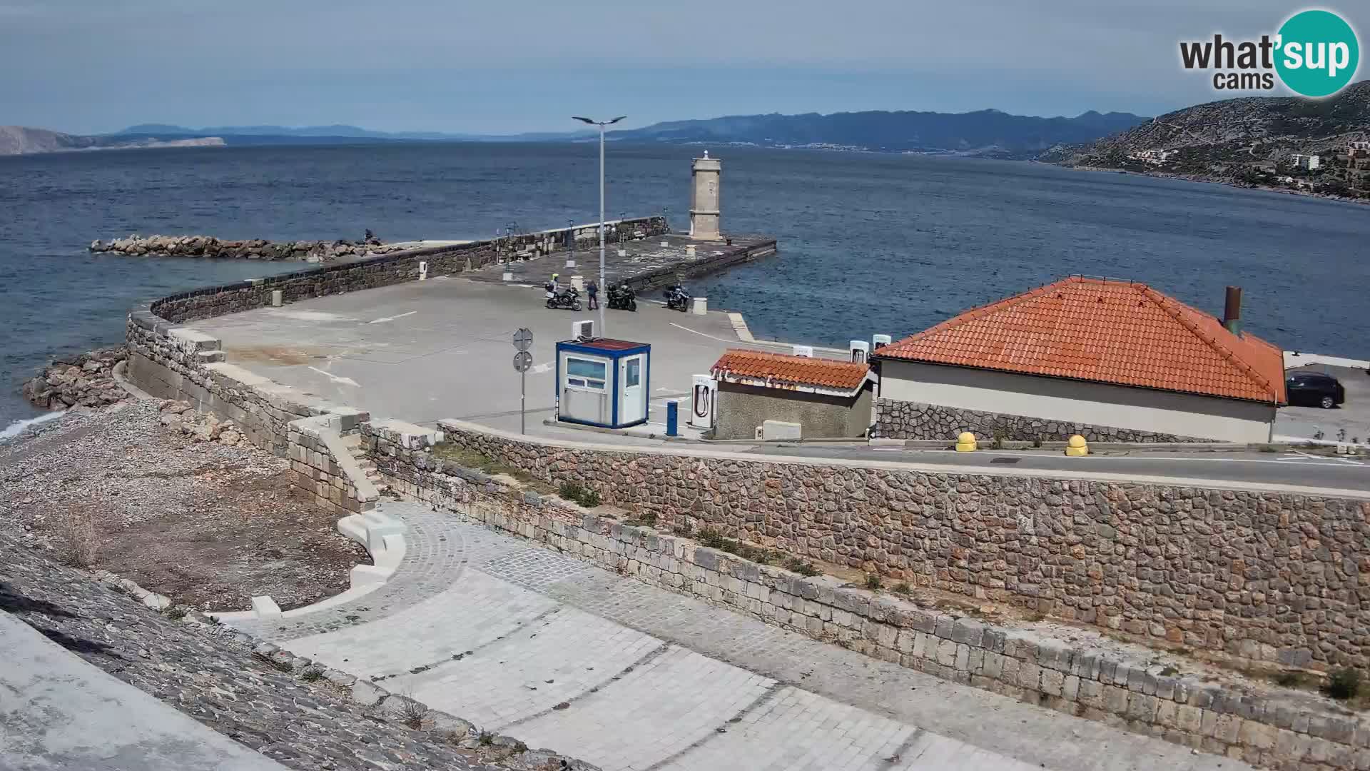 Senj Harbour Webcam – Breakwater & Lighthouse Live View