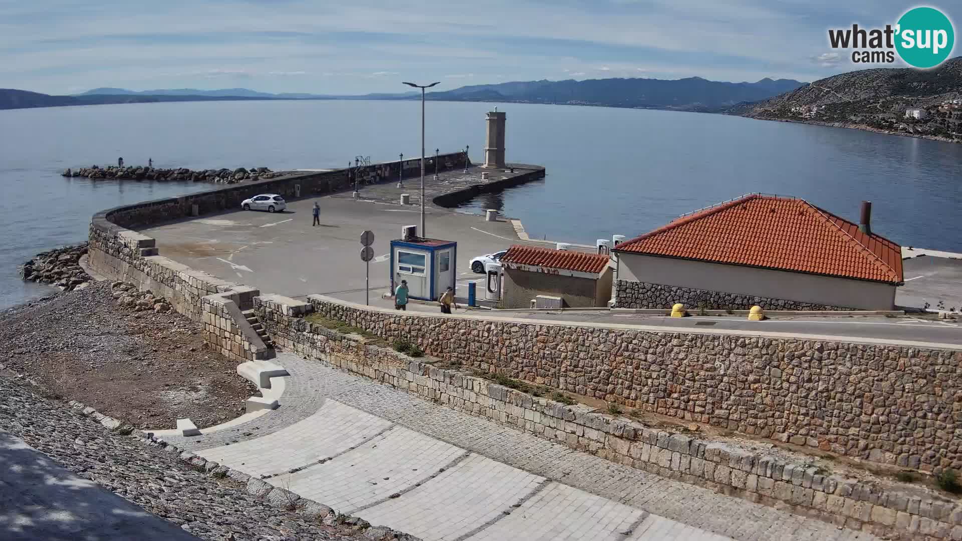 Senj Harbour Webcam – Breakwater & Lighthouse Live View