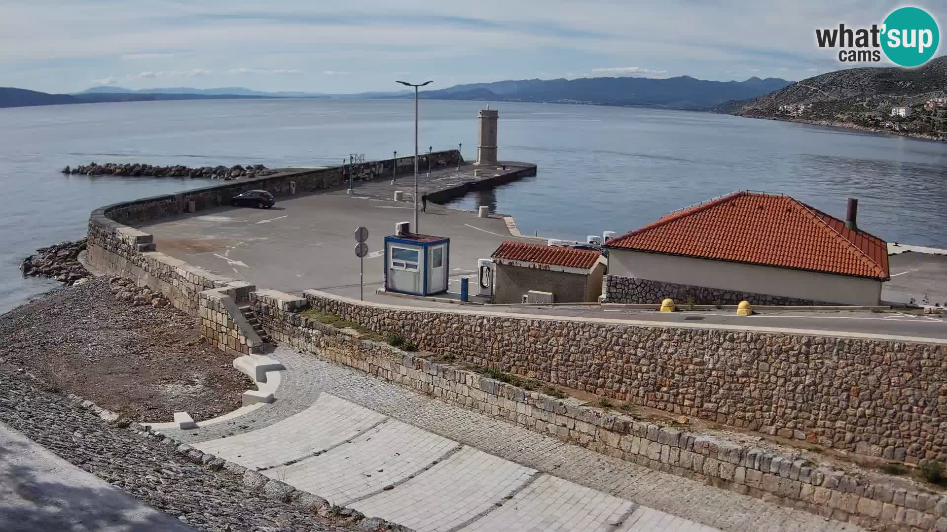 Senj Harbour Webcam – Breakwater & Lighthouse Live View