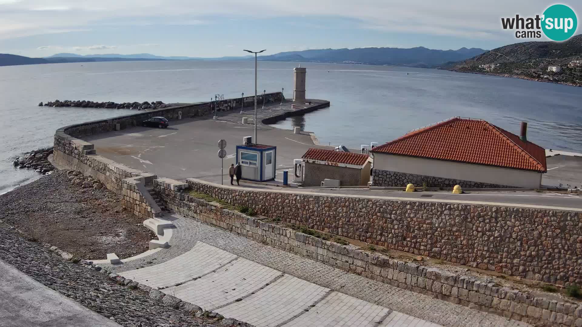 Senj Harbour Webcam – Breakwater & Lighthouse Live View