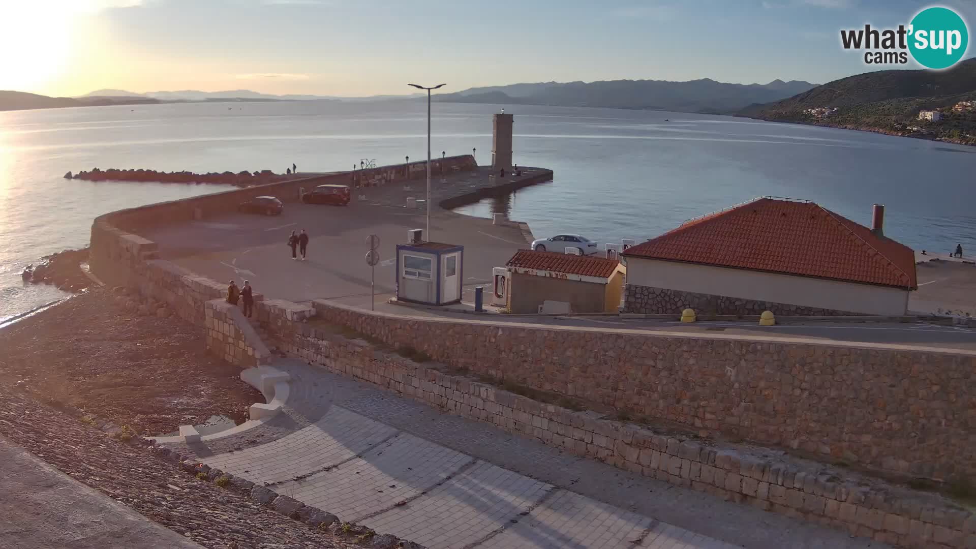 Senj Harbour Webcam – Breakwater & Lighthouse Live View