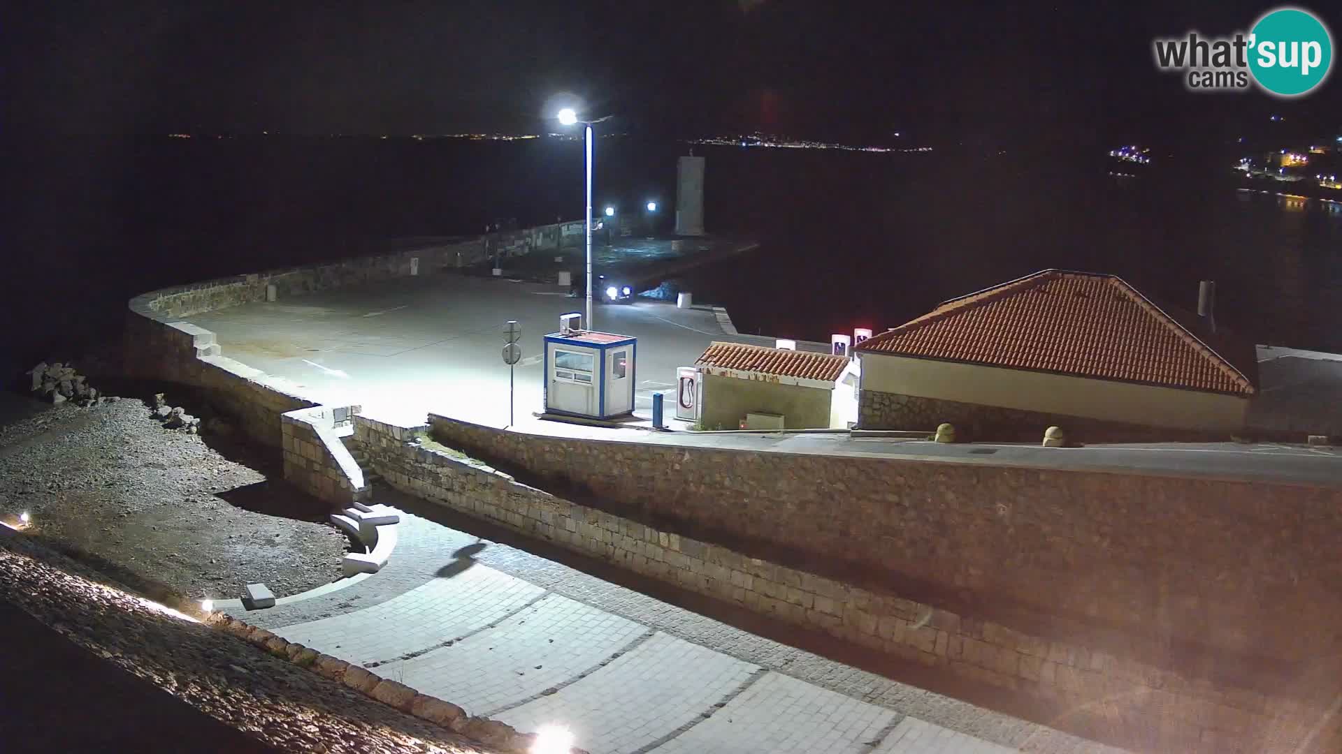 Senj Harbour Webcam – Breakwater & Lighthouse Live View