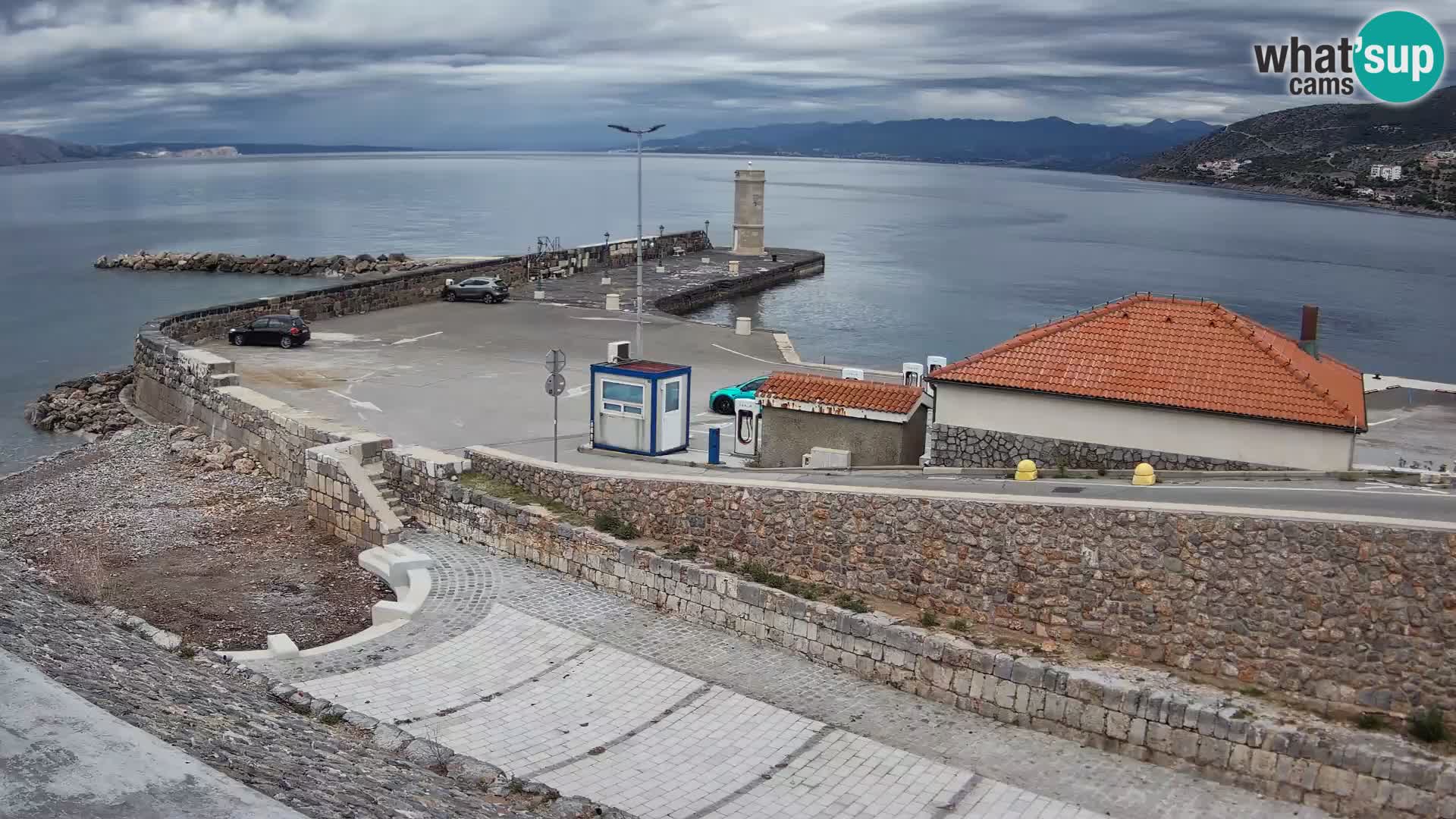 Webcam Porto di Segna – Frangiflutti e Faro in diretta