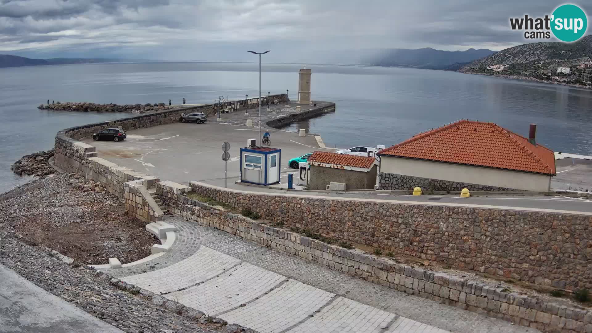 Webcam Porto di Segna – Frangiflutti e Faro in diretta