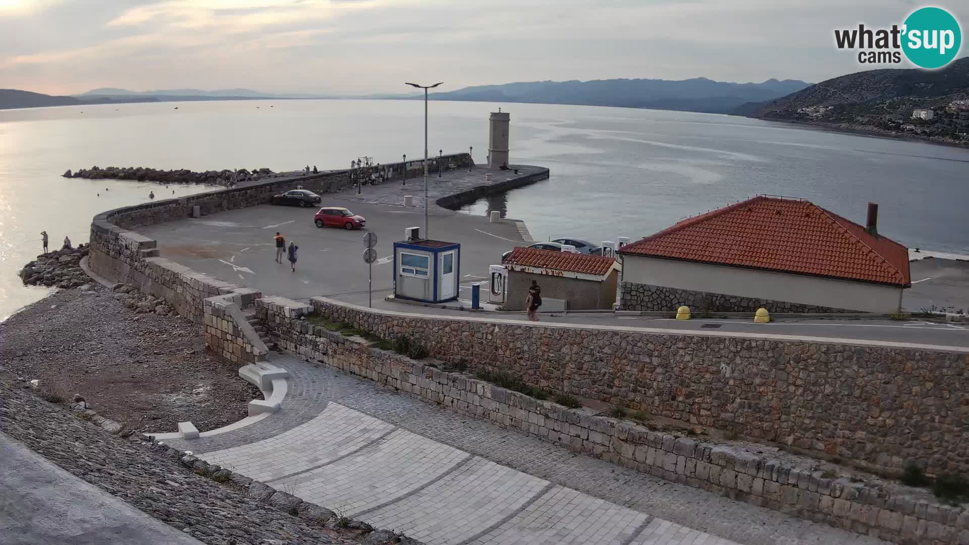 Senj Harbour Webcam – Breakwater & Lighthouse Live View