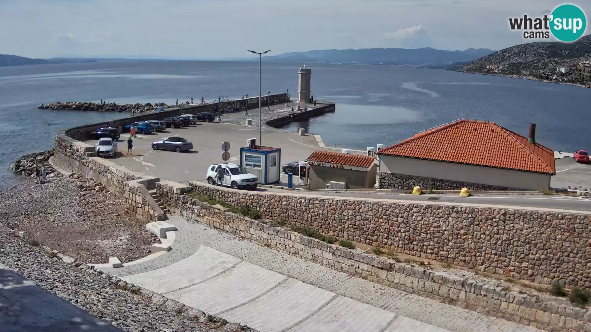 Senj Harbour Webcam – Breakwater & Lighthouse Live View