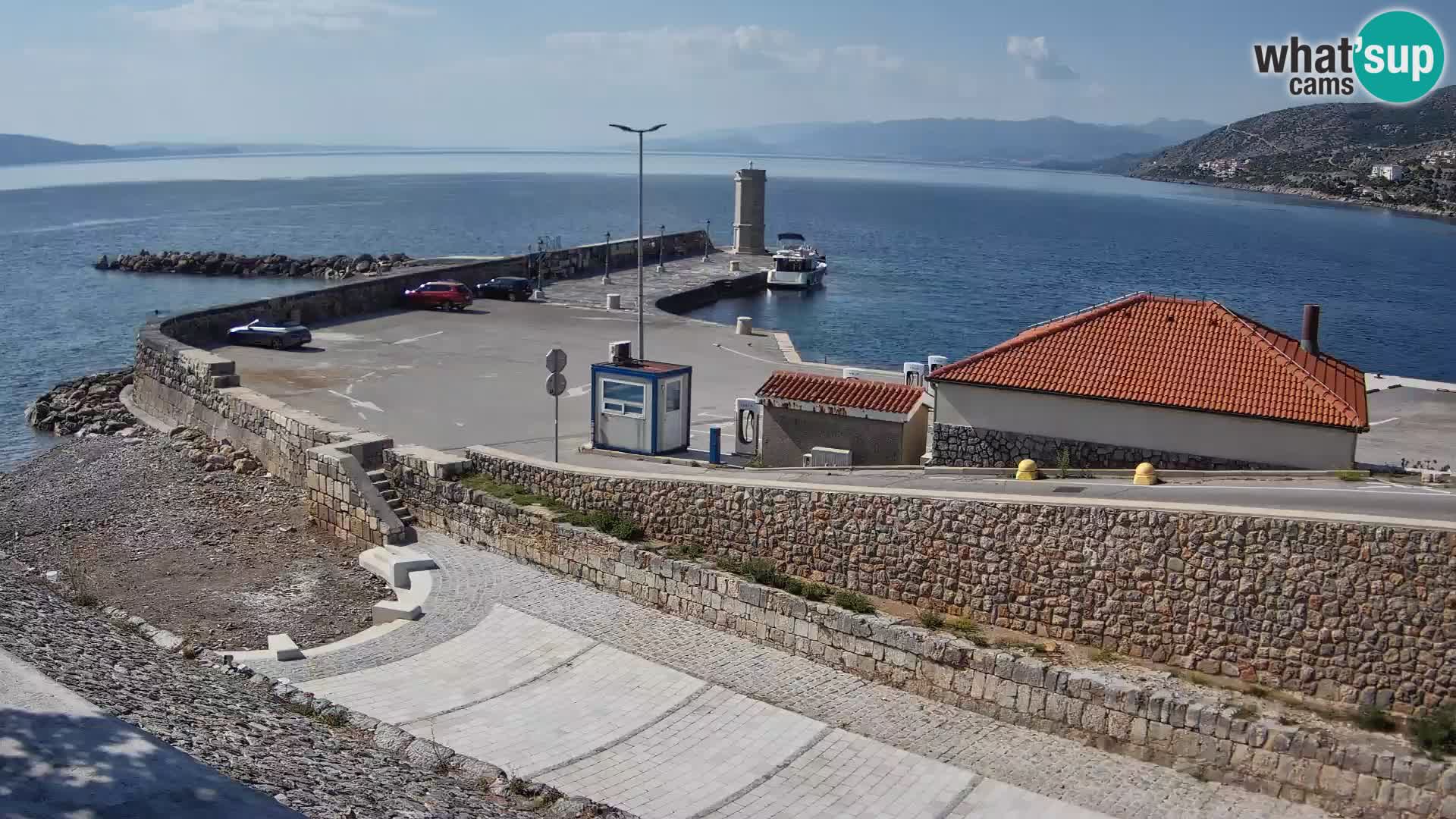 Senj Harbour Webcam – Breakwater & Lighthouse Live View