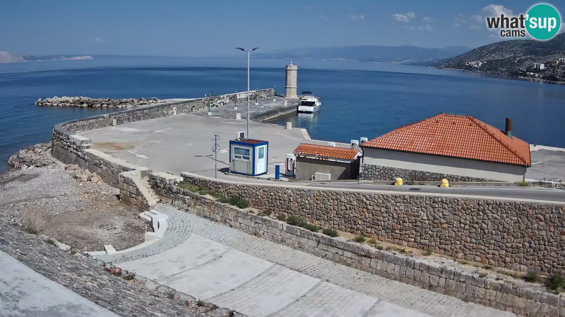 Webcam Porto di Segna – Frangiflutti e Faro in diretta