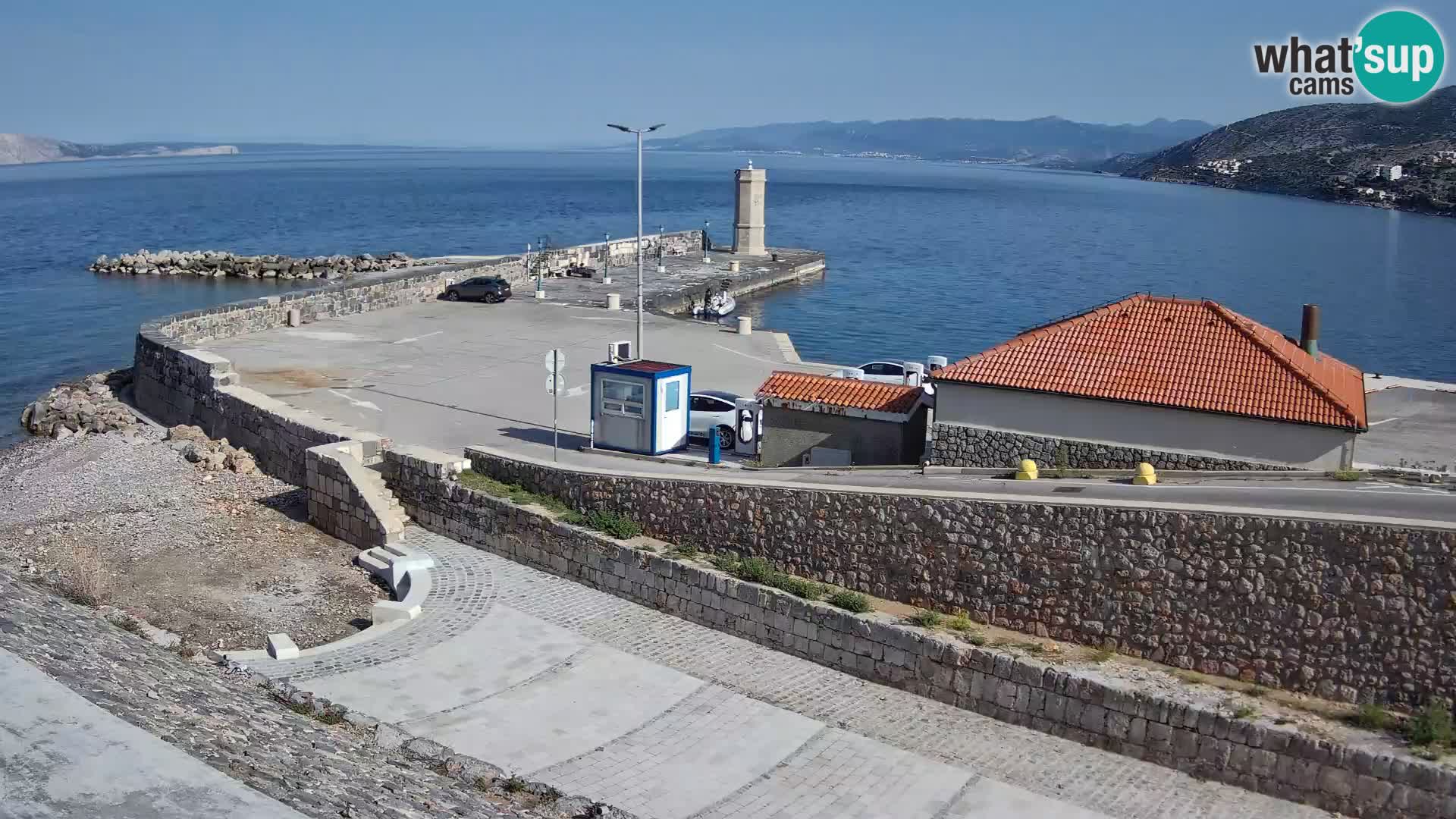 Senj Harbour Webcam – Breakwater & Lighthouse Live View