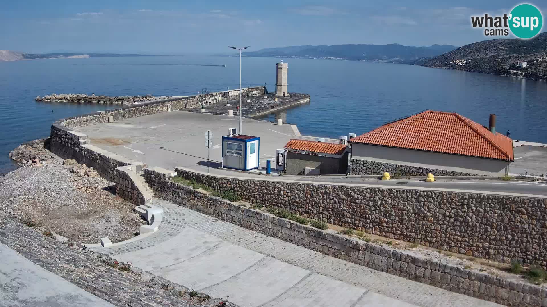 Senj Harbour Webcam – Breakwater & Lighthouse Live View