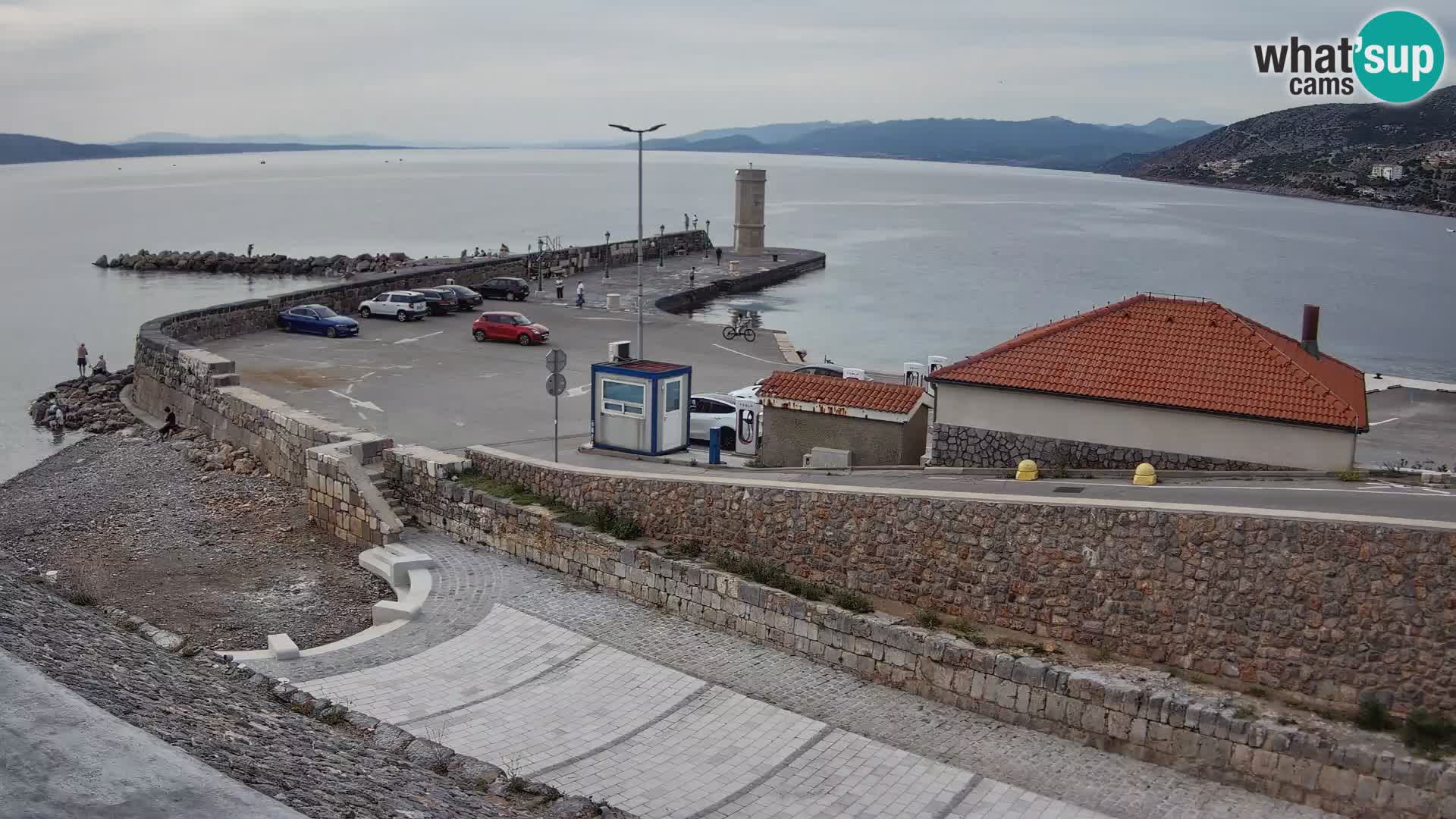 Senj Harbour Webcam – Breakwater & Lighthouse Live View