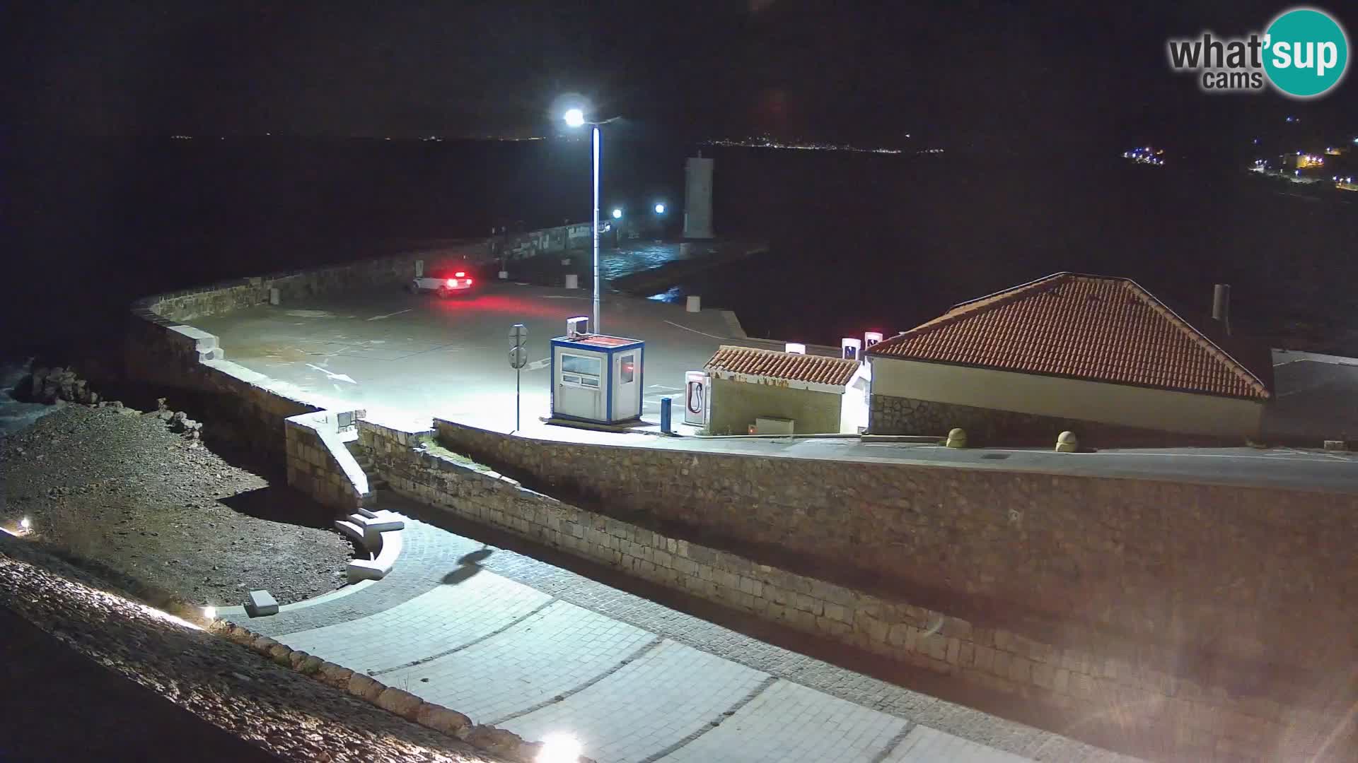 Senj Harbour Webcam – Breakwater & Lighthouse Live View