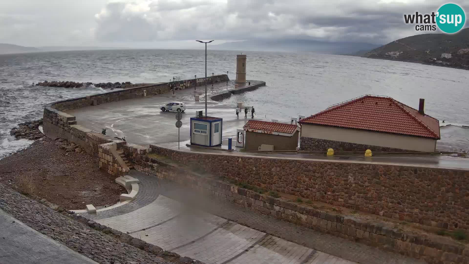 Senj Harbour Webcam – Breakwater & Lighthouse Live View